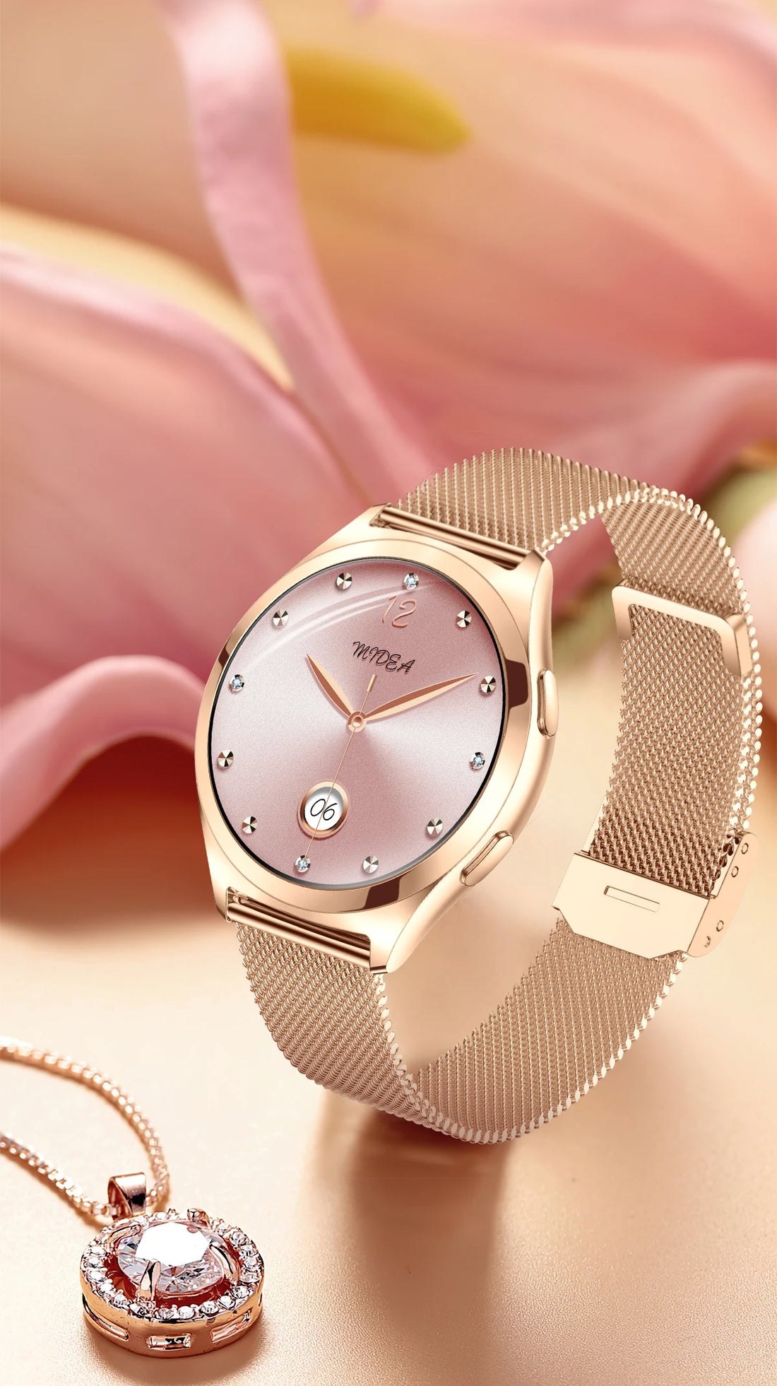 Ladies’ Bluetooth Smartwatch – Health & Outdoor Sports Tracker