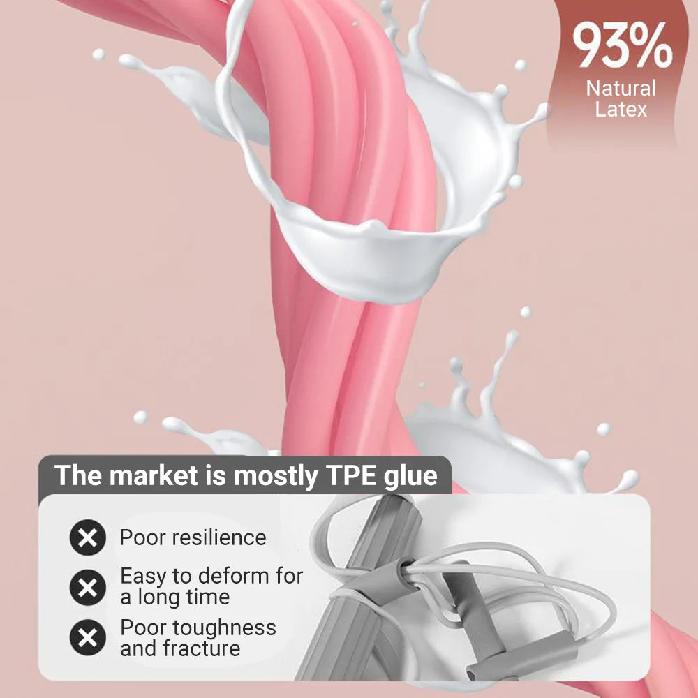 6-Tube Resistance Band Pedal Puller for Full-Body Workouts