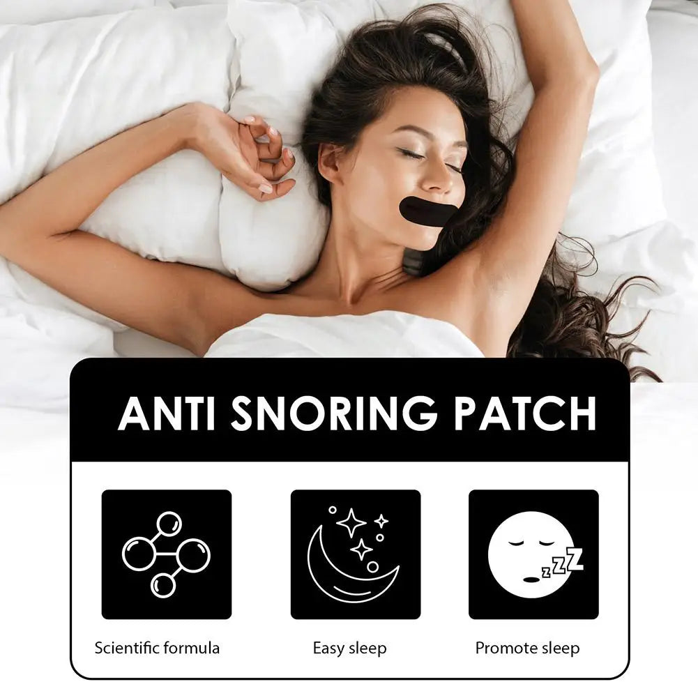 Anti-Snoring Mouth Tape – Nose Breathing Sleep Strips