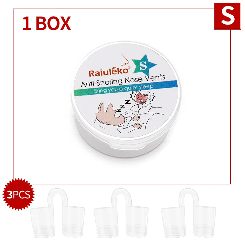 3/4PCS Anti-Snoring Nose Vents – Comfortable Nasal Dilator Set