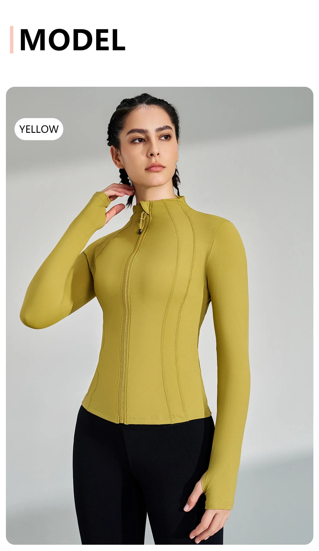 Women’s Full-Zip Yoga Jacket