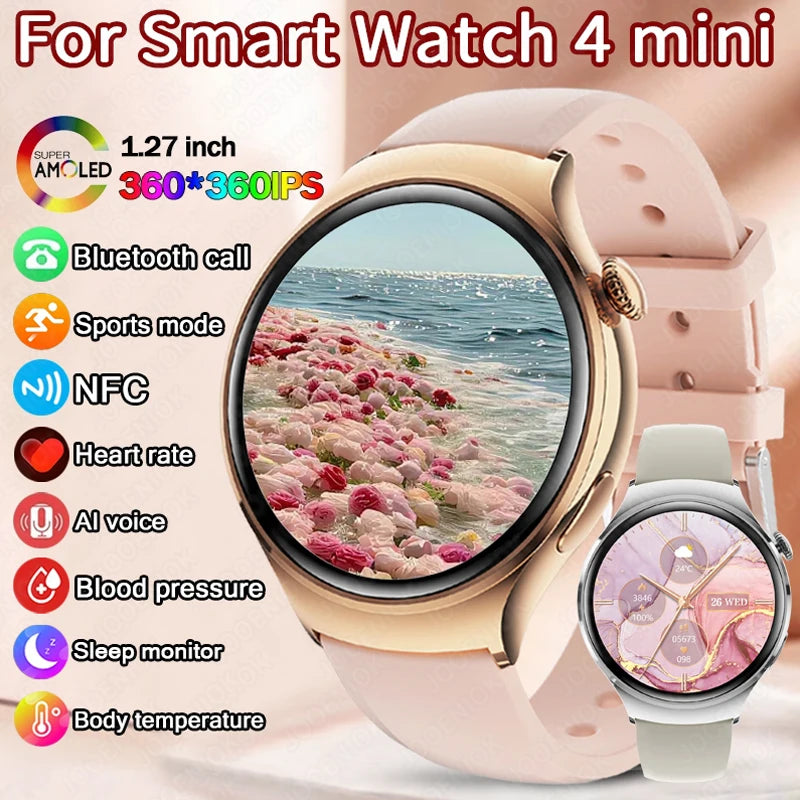 2025 Women’s Smartwatch – GPS, NFC, Bluetooth Call & Health Tracker
