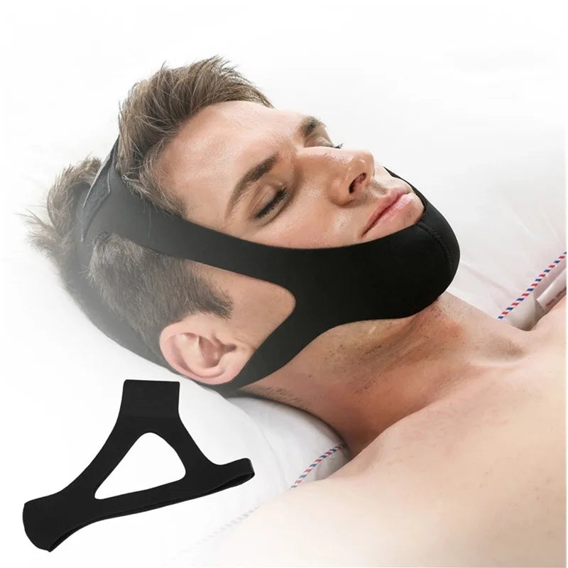 Adjustable Anti-Snore Chin Strap