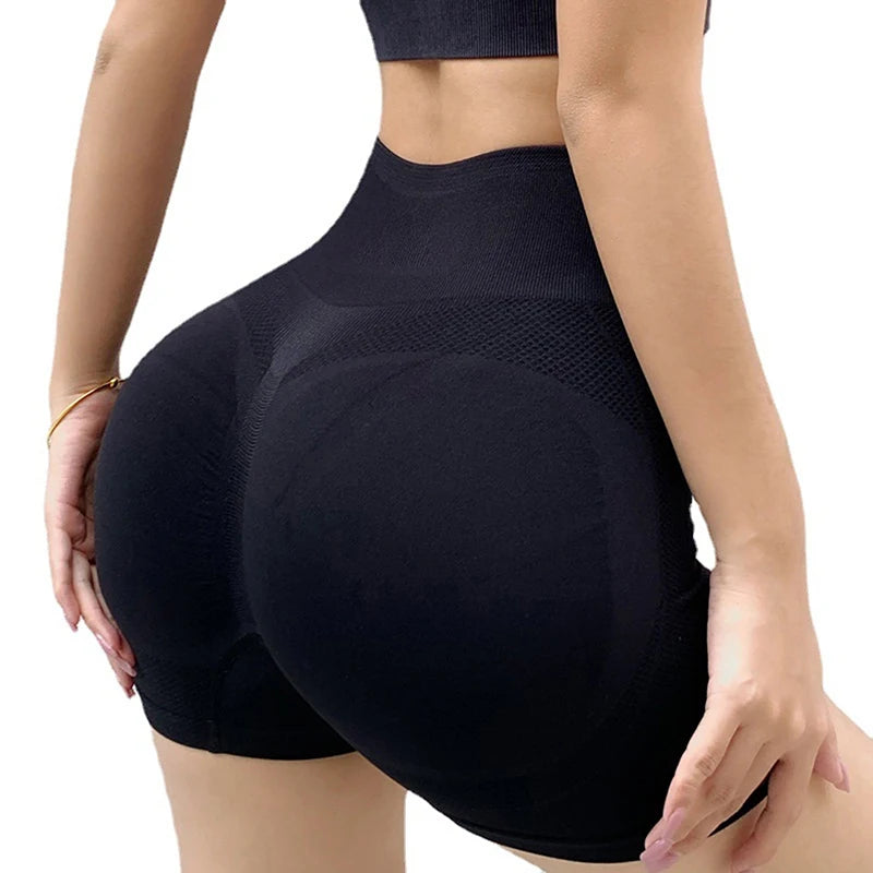 Women’s High Waist Push-Up Gym Shorts