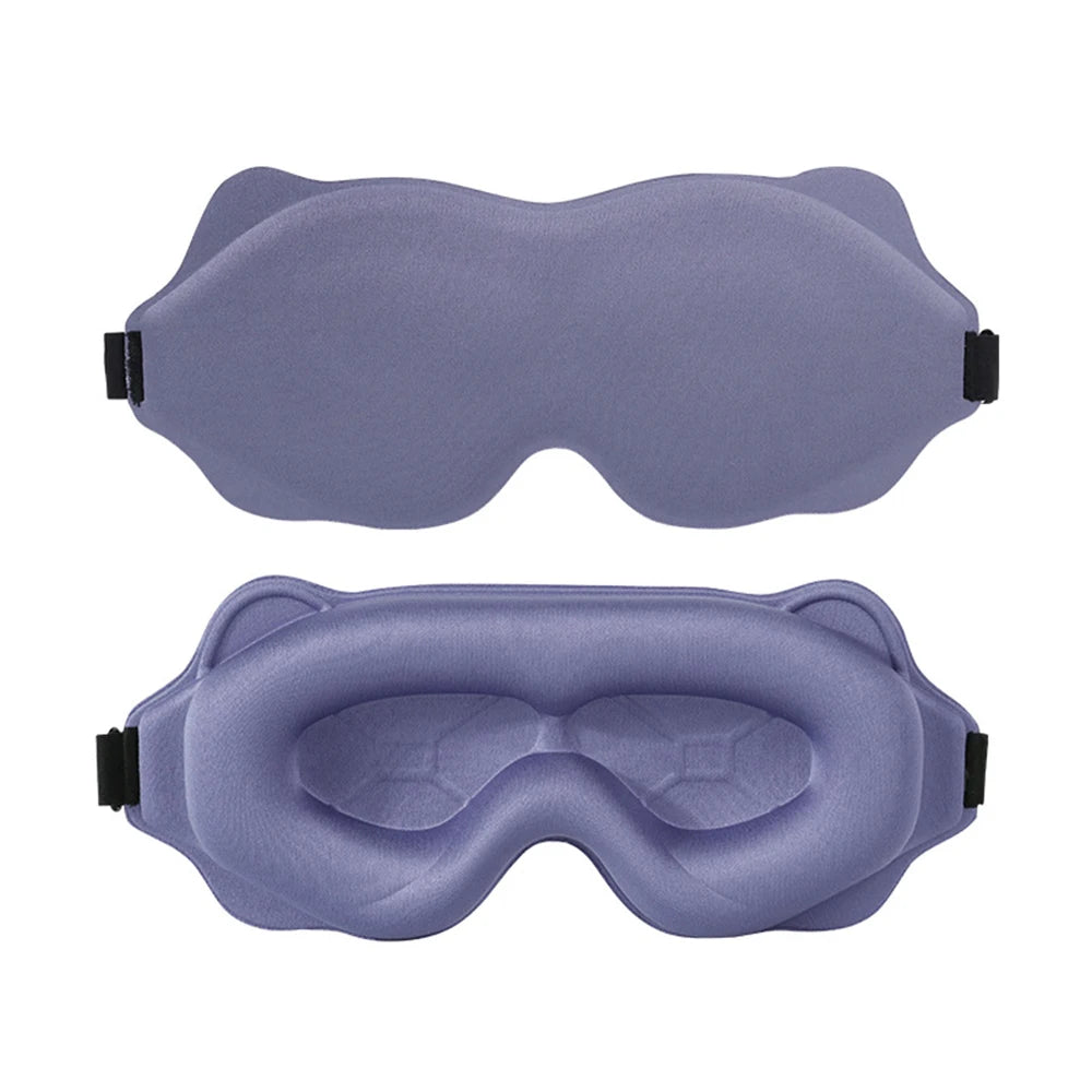 3D Contoured Sleep Mask – Light-Blocking Eye Mask