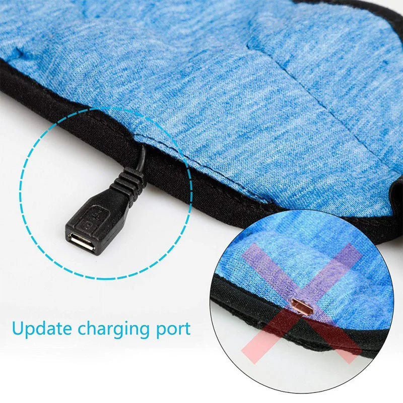 Bluetooth Sleep Headphones Eye Mask – Music Headband for Travel & Yoga