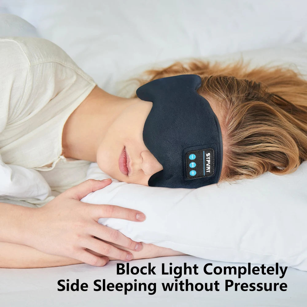Bluetooth 5.3 Sleep Mask – Wireless Music Eye Shade