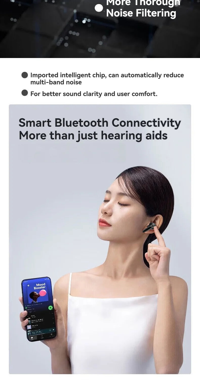 Bluetooth OTC Hearing Aids for Seniors