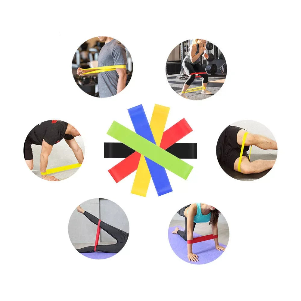 TPE Resistance Bands – Colorful Yoga & Strength Training Set