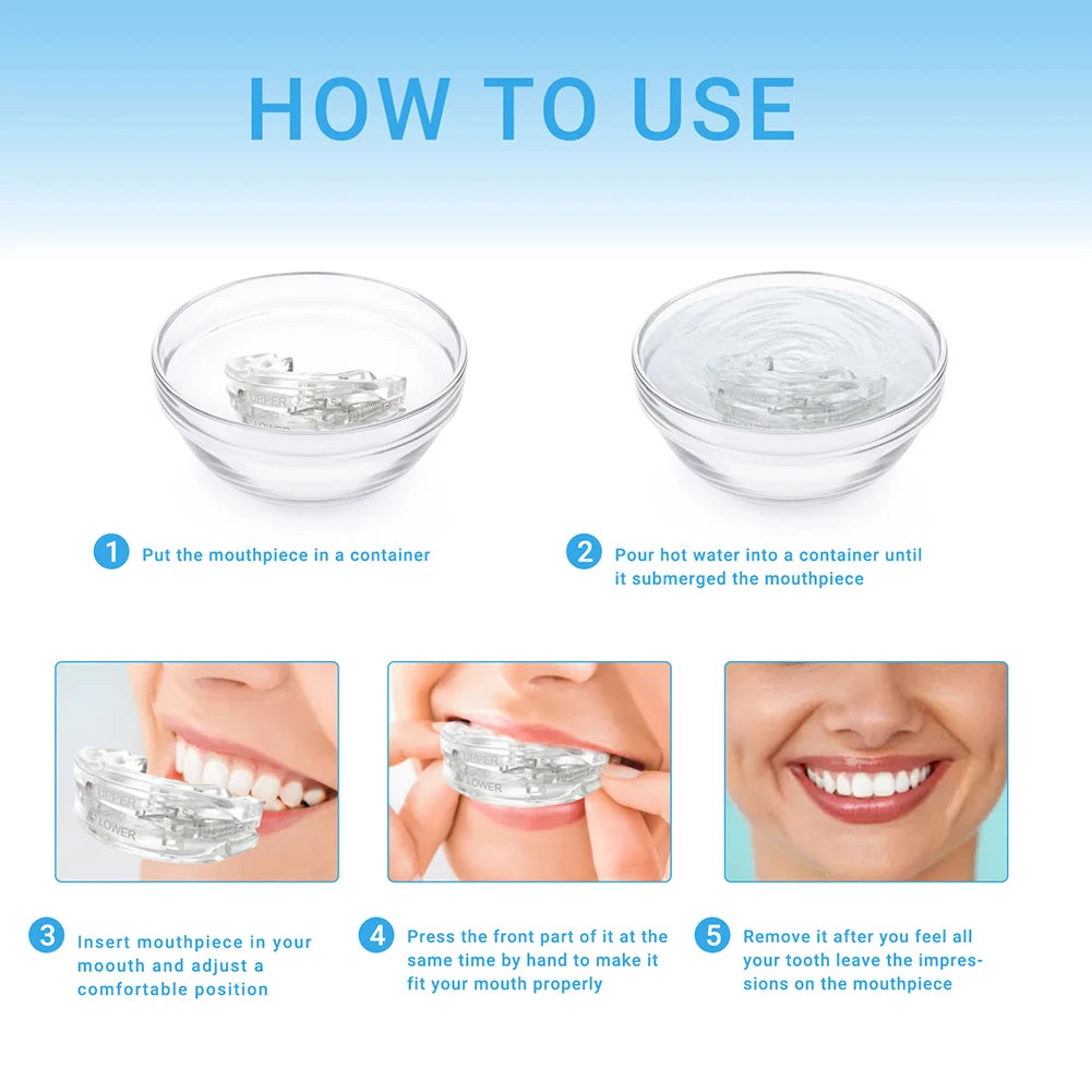 Anti-Snore & Bruxism Mouth Guard with Case