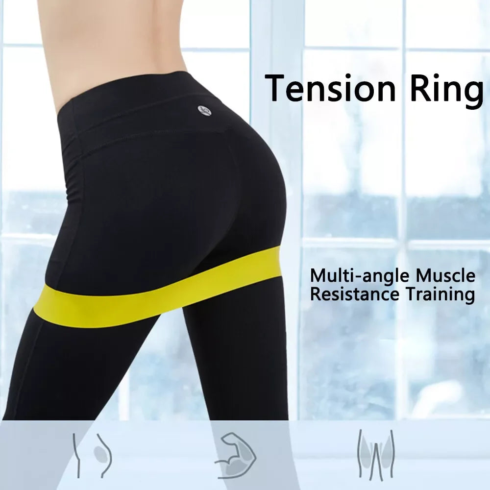 TPE Resistance Bands – Colorful Yoga & Strength Training Set