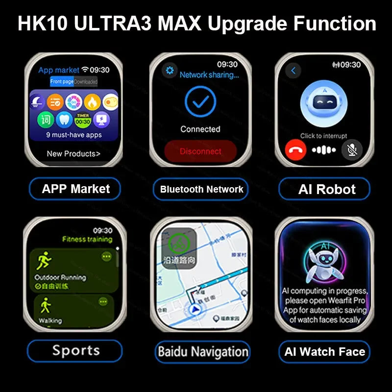 HK10 Ultra 3 Max Smartwatch