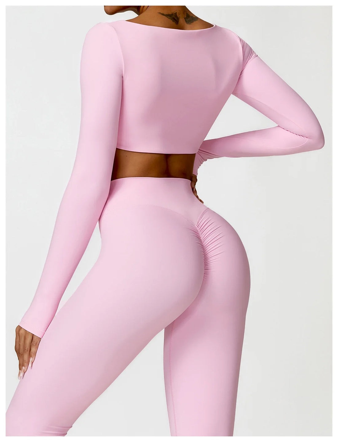 Women’s Long-Sleeve Sports Top – Yoga & Running Workout Shirt