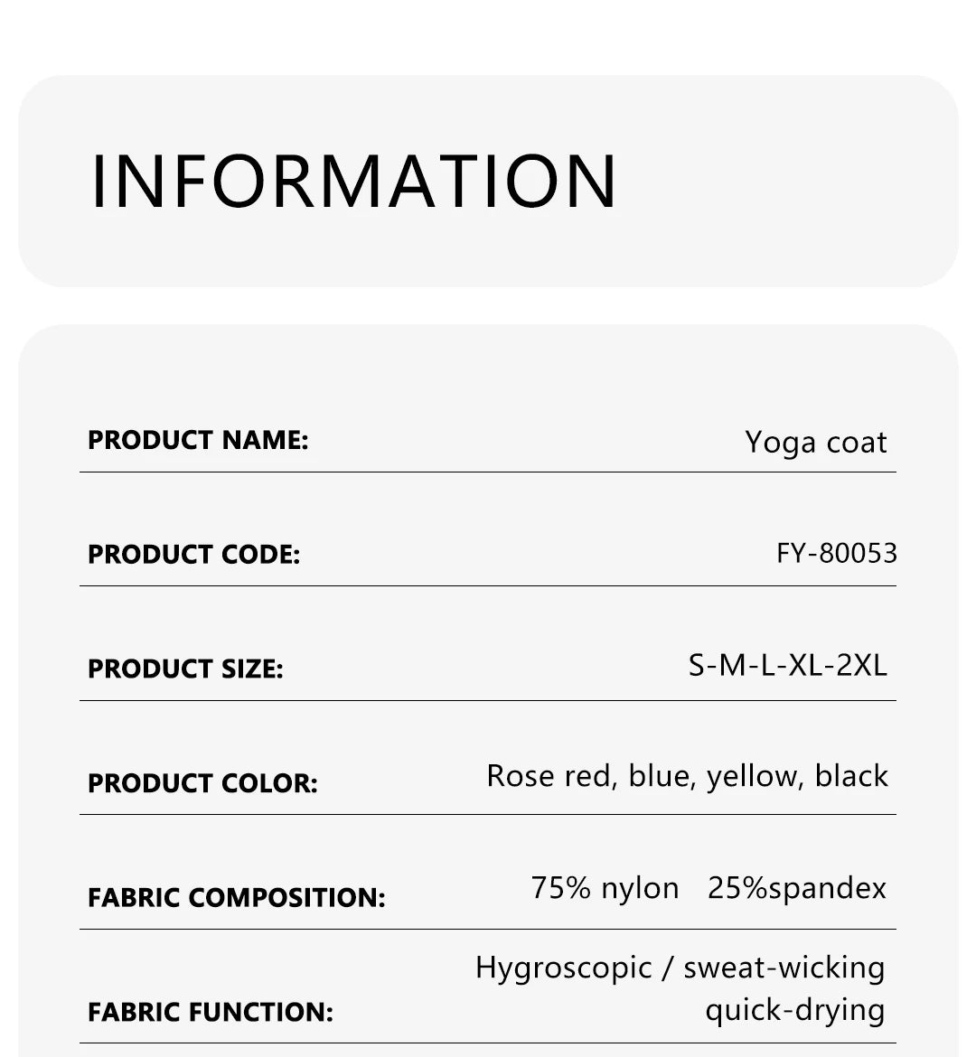 Women’s Full-Zip Yoga Jacket