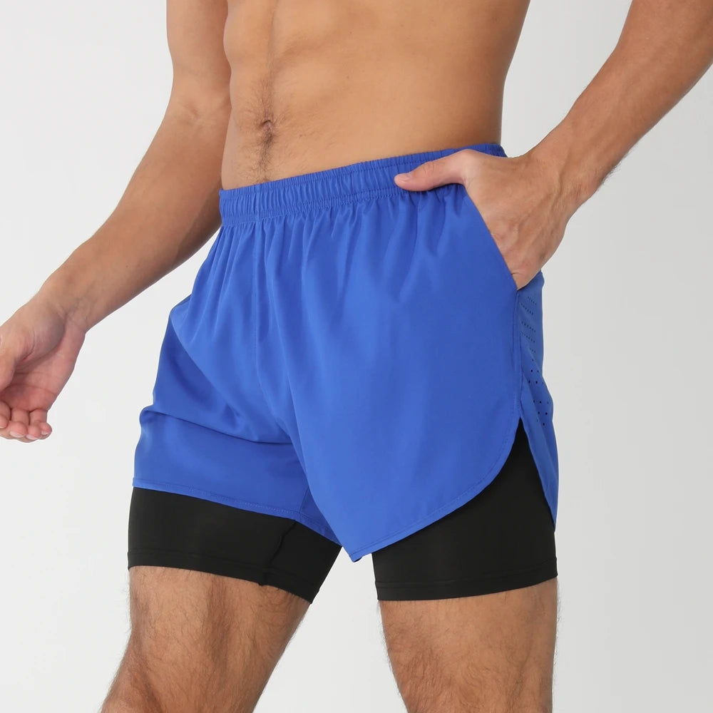 2025 Men’s 2-in-1 Running Shorts