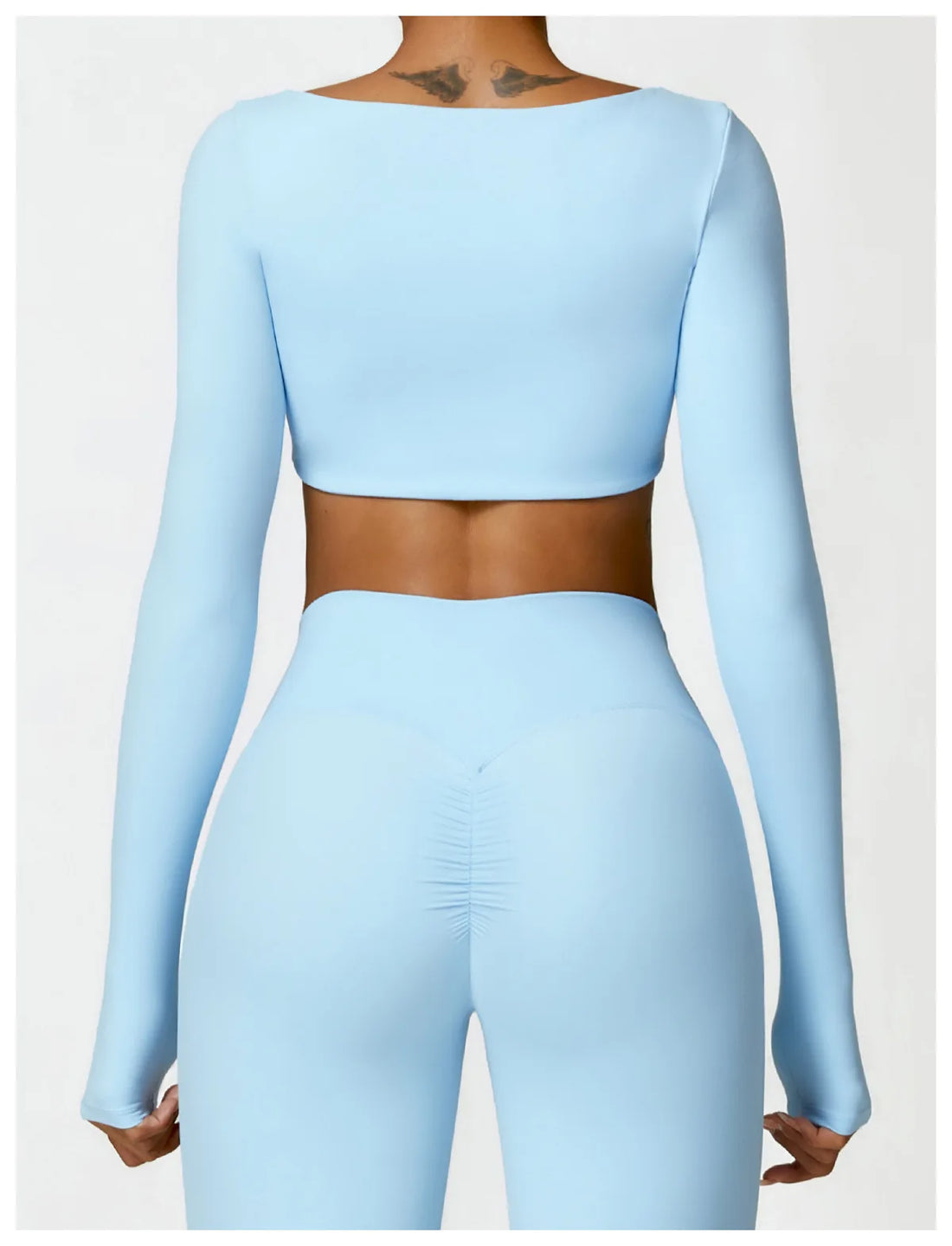 Women’s Long-Sleeve Sports Top – Yoga & Running Workout Shirt