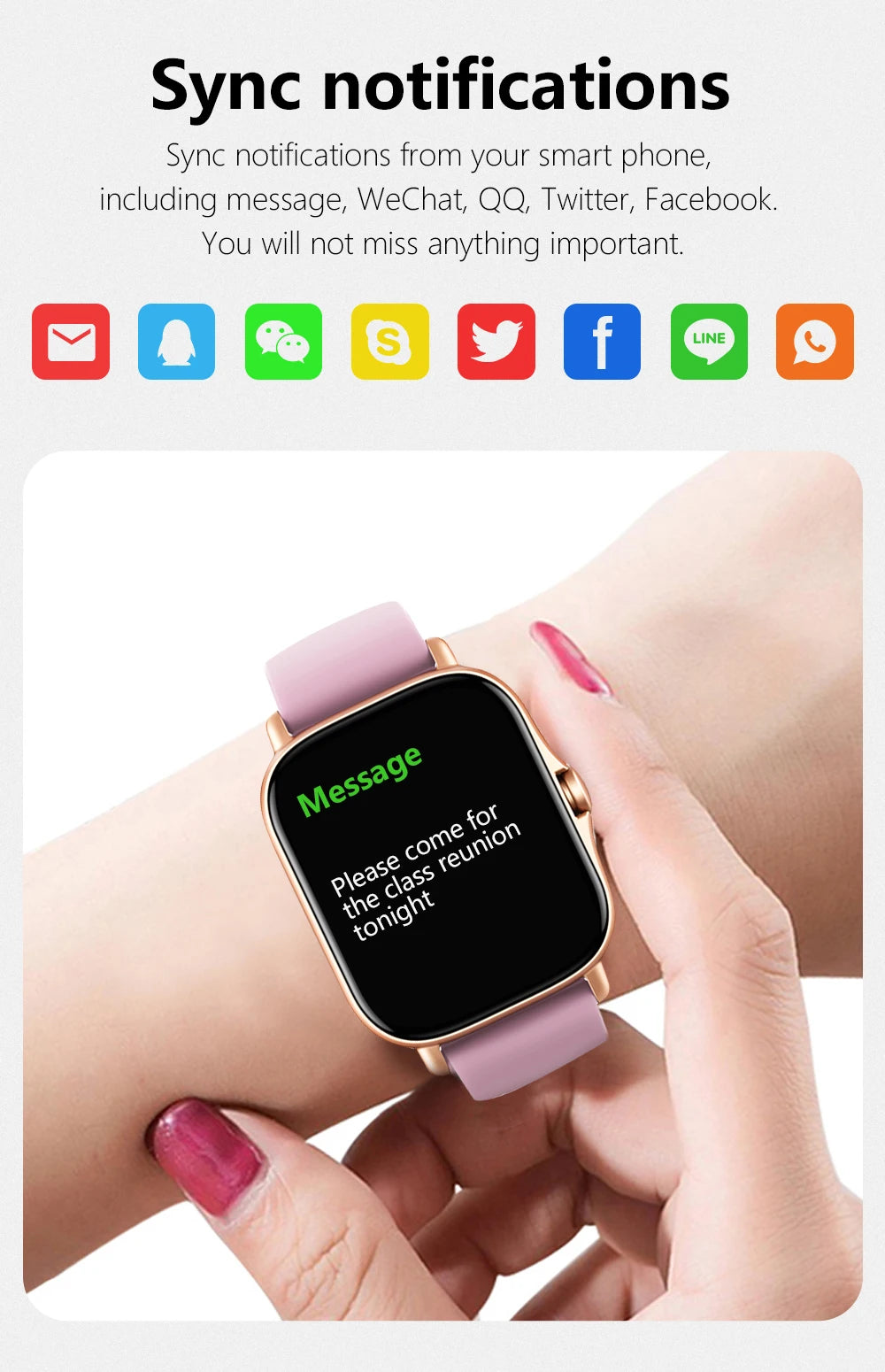 2025 Waterproof Smartwatch – Fitness & Bluetooth Call Watch