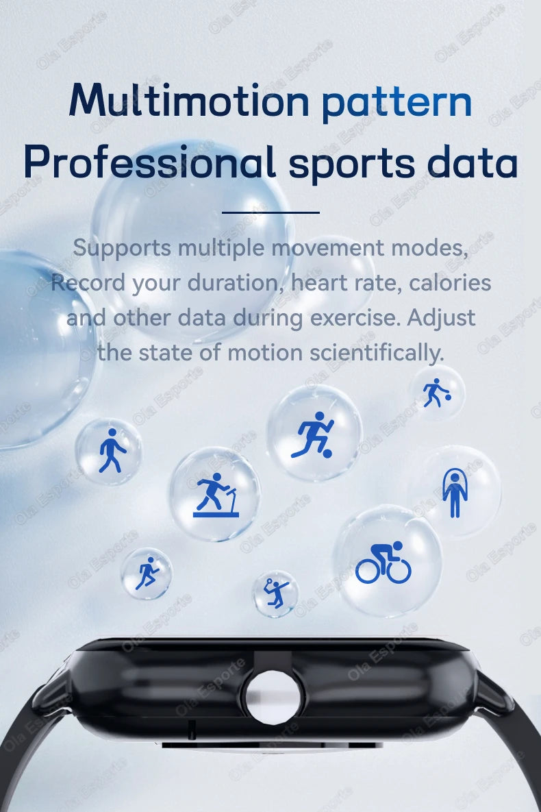 1.83" Waterproof Smartwatch – Call, Sleep & Fitness Tracker