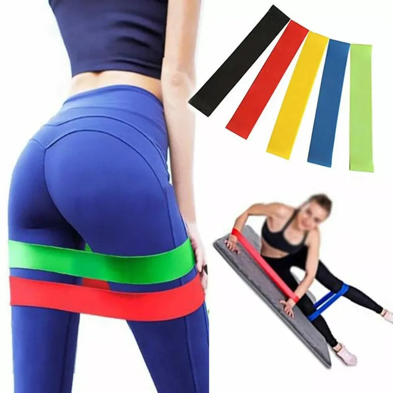 TPE Resistance Bands – Colorful Yoga & Strength Training Set