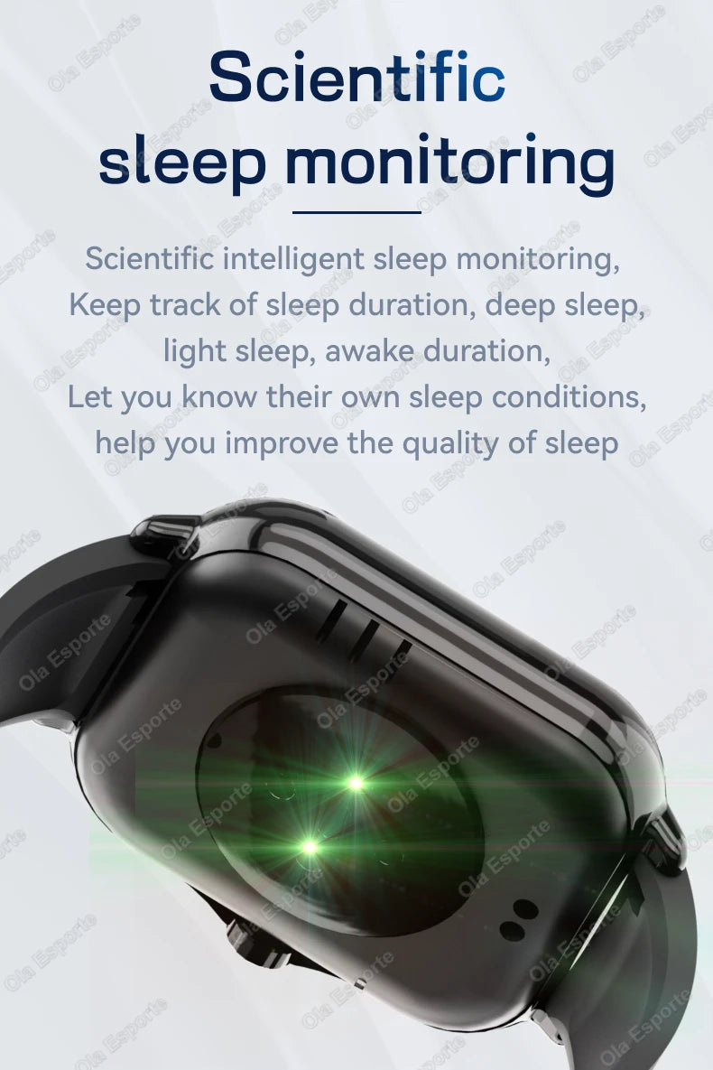 1.83" Waterproof Smartwatch – Call, Sleep & Fitness Tracker