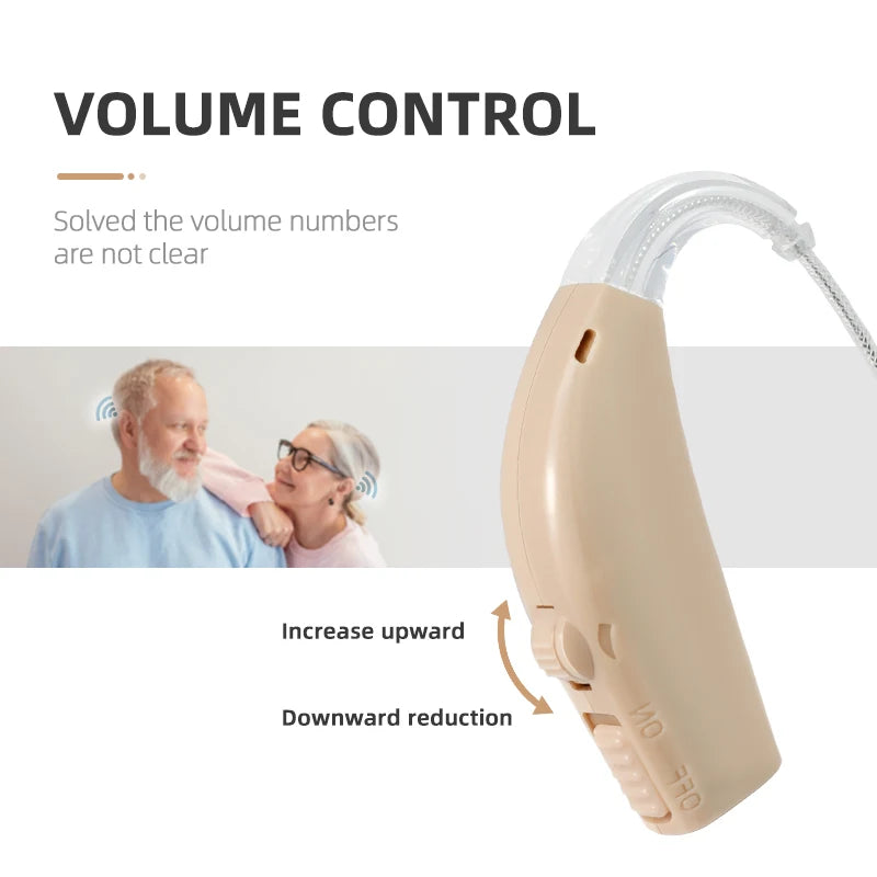 BTE Rechargeable Hearing Aid for Severe Hearing Loss