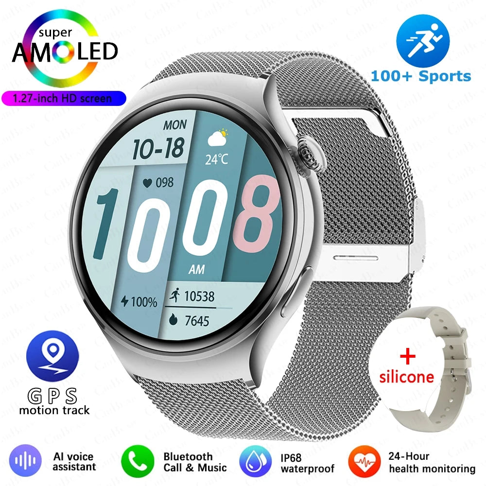 2025 Women’s Smartwatch – GPS, NFC, Bluetooth Call & Health Tracker