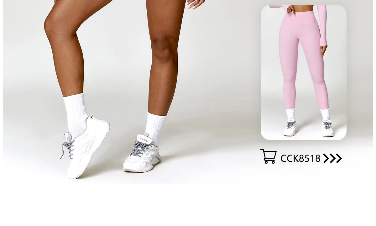 Women’s Long-Sleeve Sports Top – Yoga & Running Workout Shirt