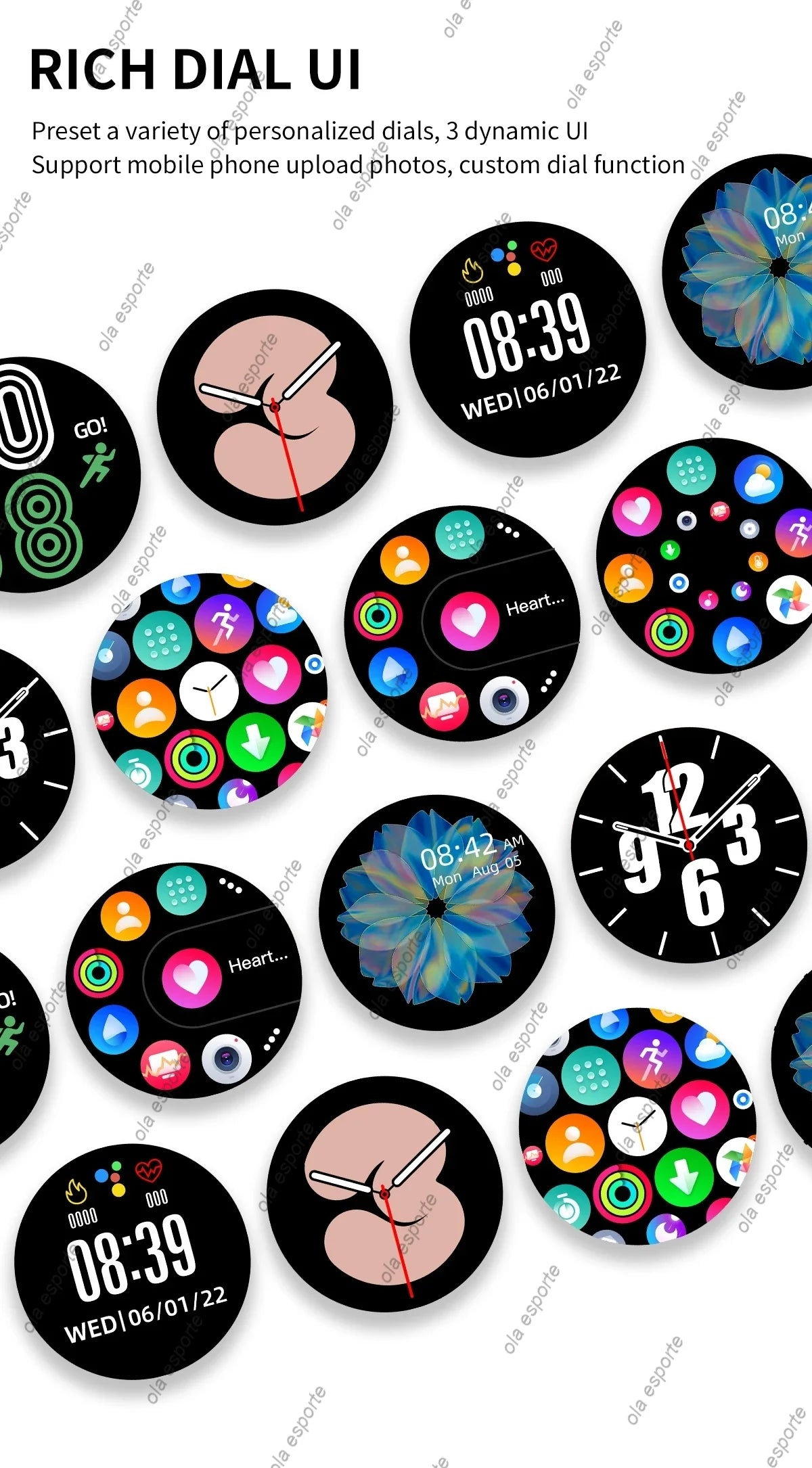 2024 Bluetooth Smartwatch – Call, Heart Rate, Custom Dials