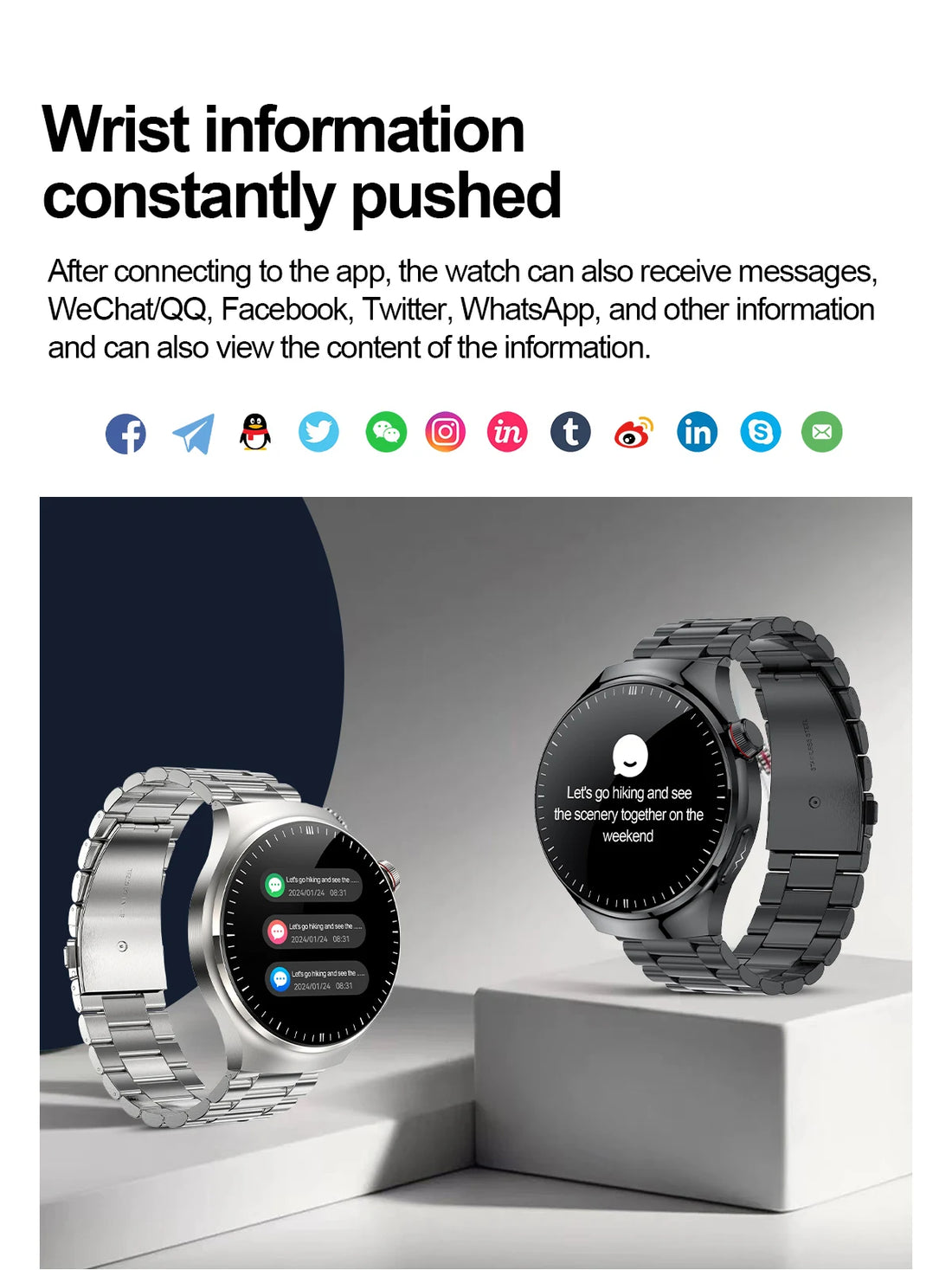 2025 Nursing-Grade Smartwatch – ECG, Blood Oxygen, Uric Acid