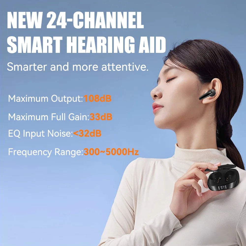 Bluetooth OTC Hearing Aids for Seniors