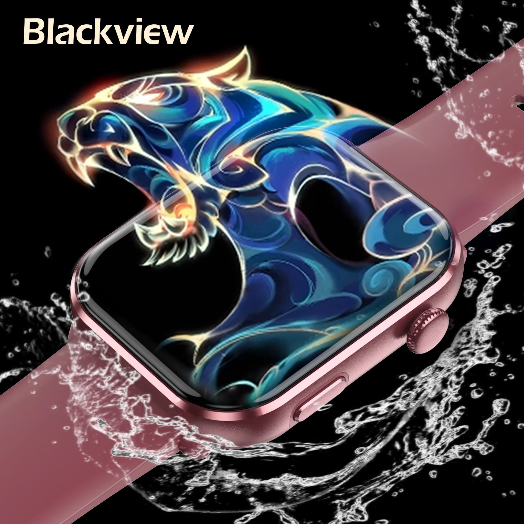 Blackview R60 Smartwatch – 1.96" AMOLED, Bluetooth Call, Health Tracker
