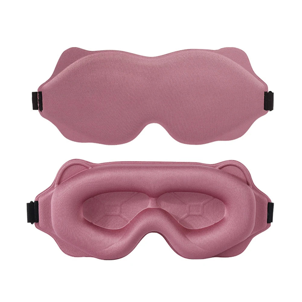 3D Contoured Sleep Mask – Light-Blocking Eye Mask