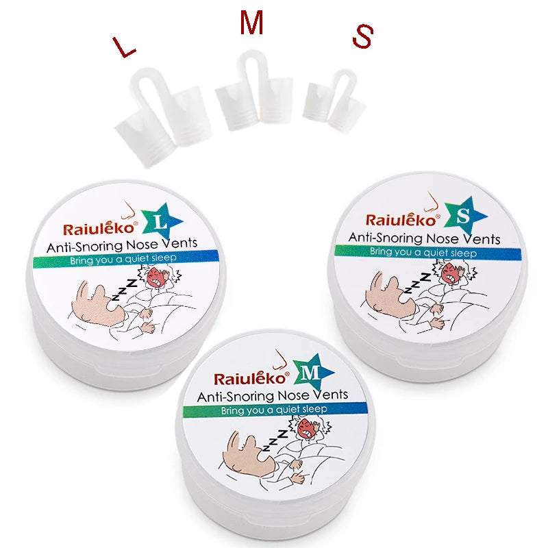 3/4PCS Anti-Snoring Nose Vents – Comfortable Nasal Dilator Set