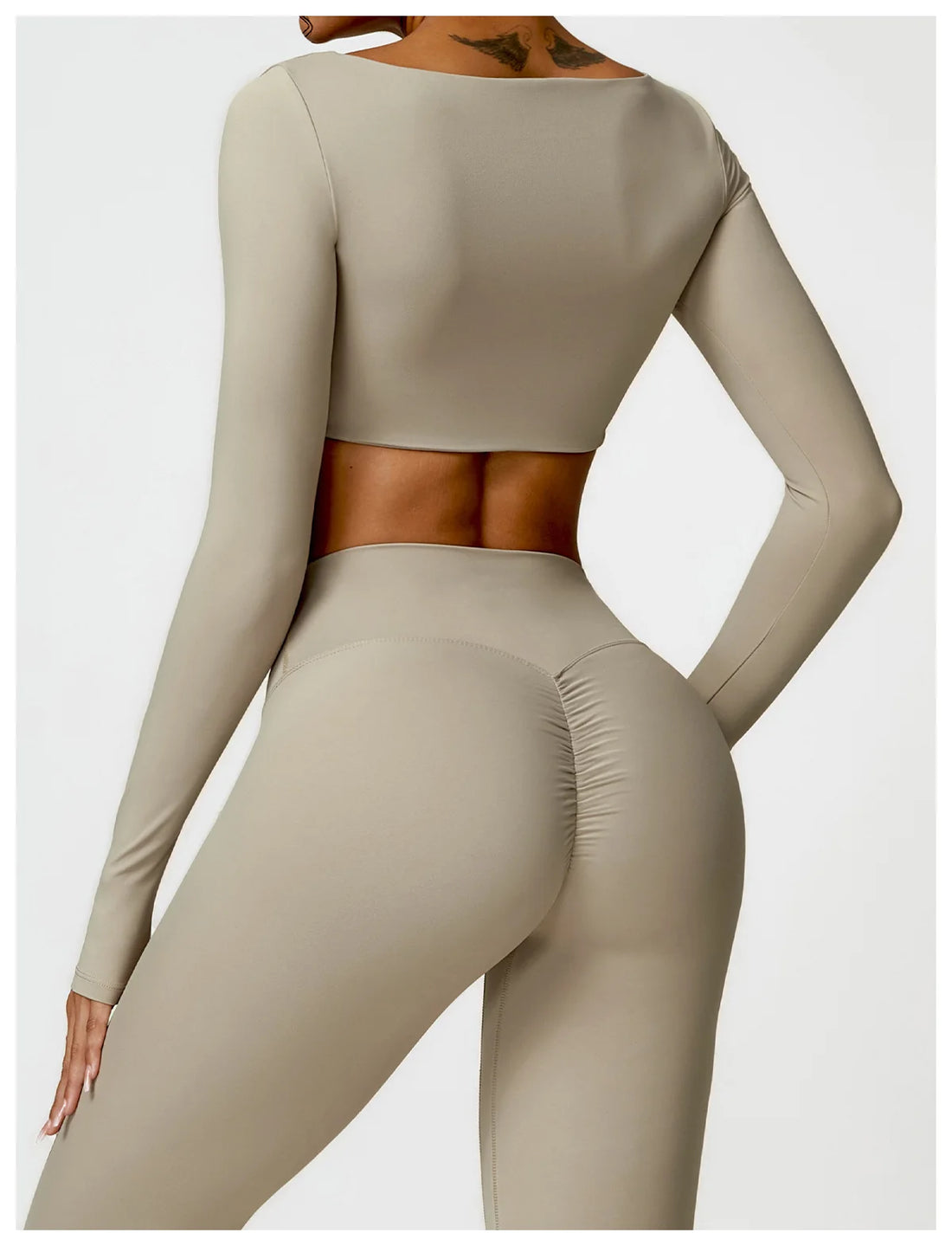 Women’s Long-Sleeve Sports Top – Yoga & Running Workout Shirt