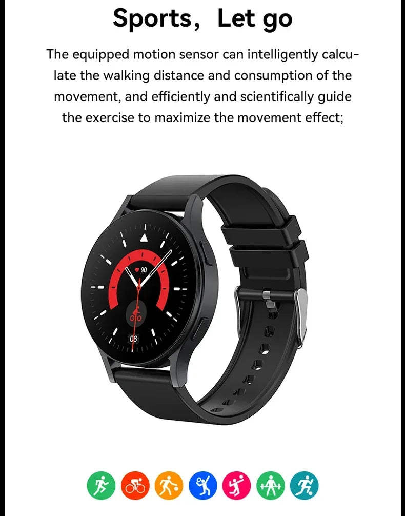 2025 Women’s Smartwatch – 1.28" Screen, Bluetooth Call, Health Monitor