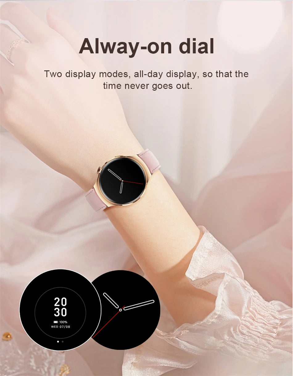 2025 Women’s Smartwatch – GPS, NFC, Bluetooth Call & Health Tracker