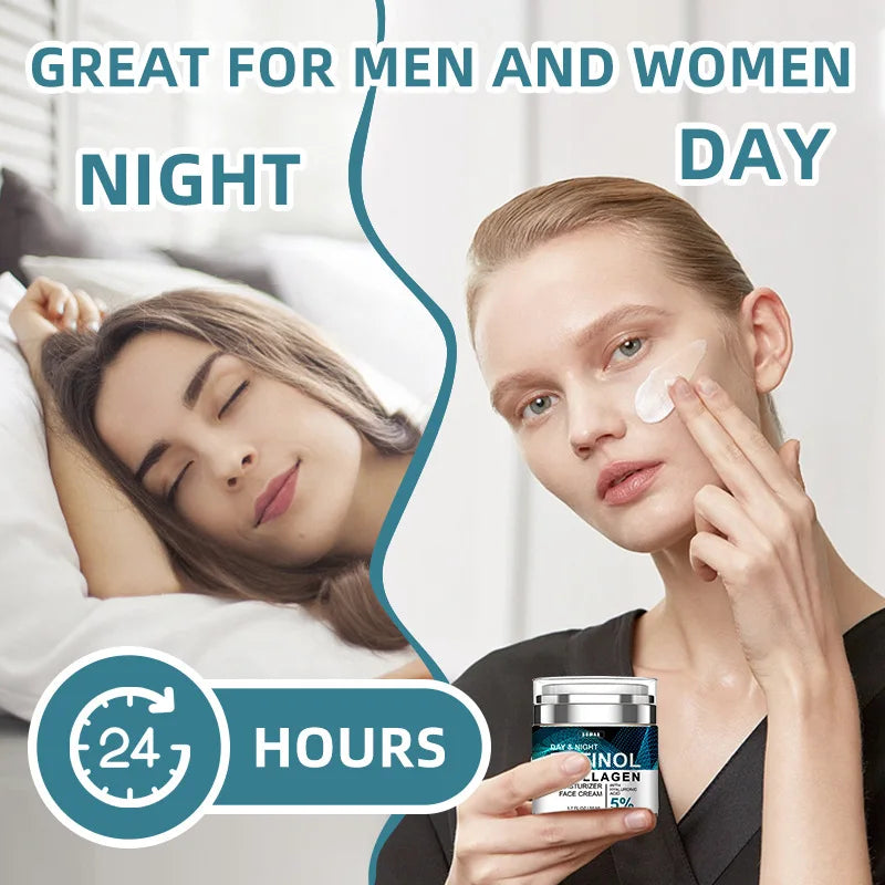 Retinol Anti-Aging Face Cream – Collagen & Hyaluronic Acid, 50ML