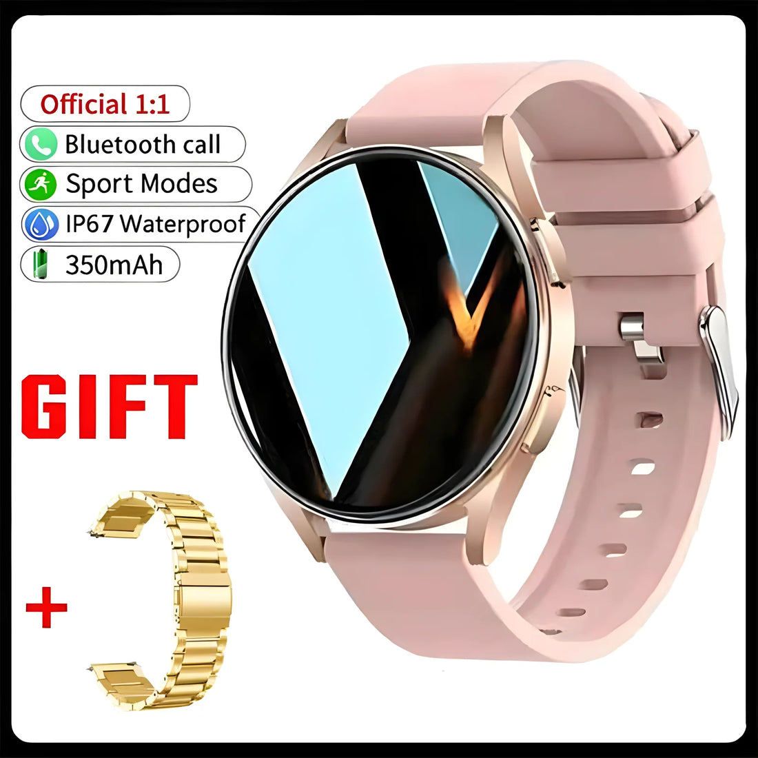 2024 Bluetooth Smartwatch – Call, Heart Rate, Custom Dials