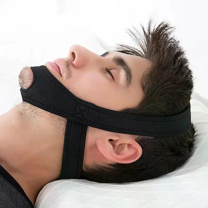 Adjustable Anti-Snore Chin Strap