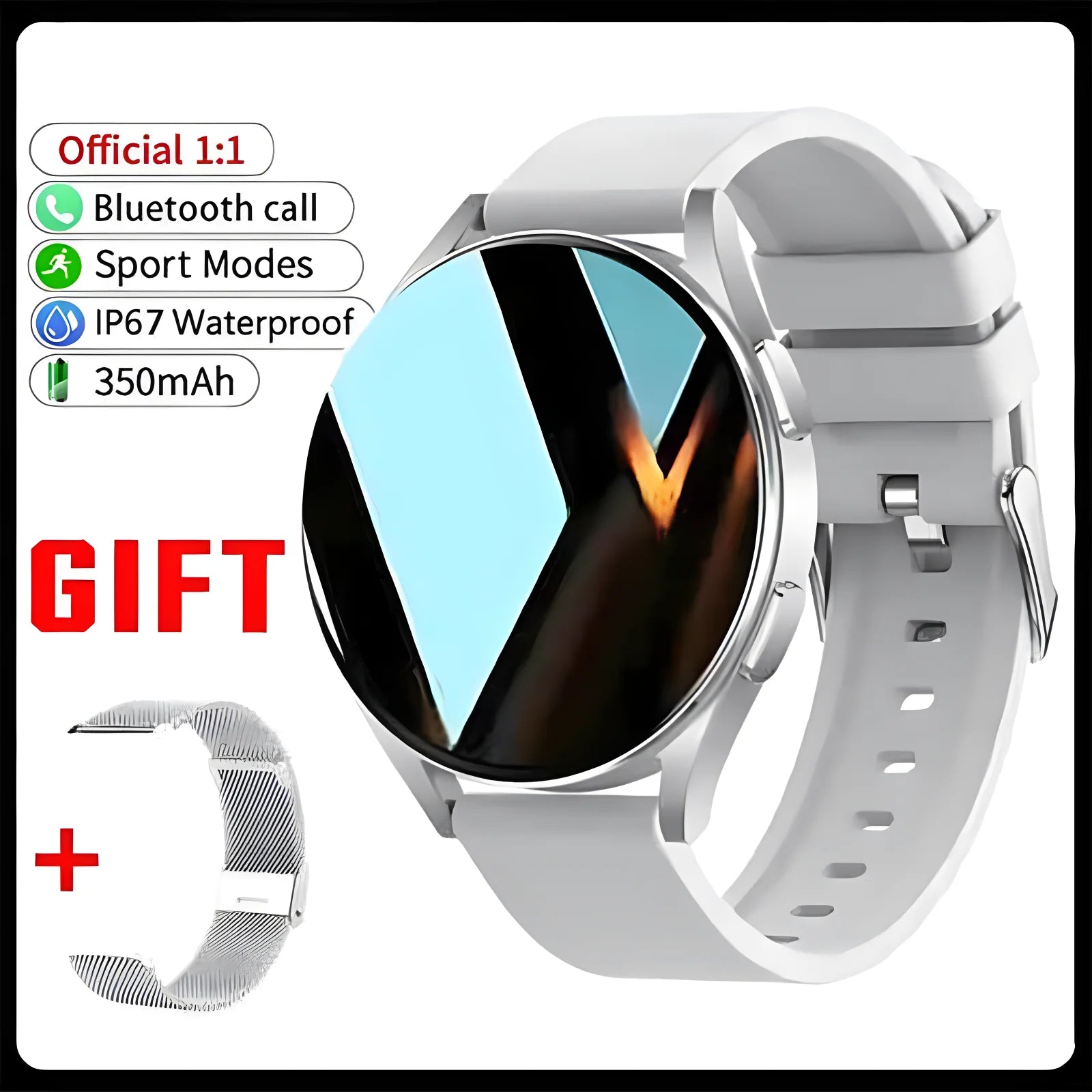 2024 Bluetooth Smartwatch – Call, Heart Rate, Custom Dials