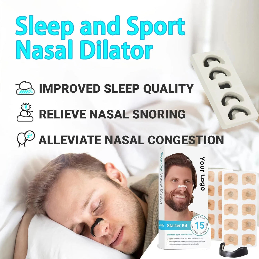 Nasal Breathing Strips & Dilator Kit