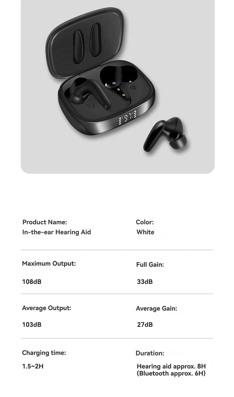 Bluetooth OTC Hearing Aids for Seniors