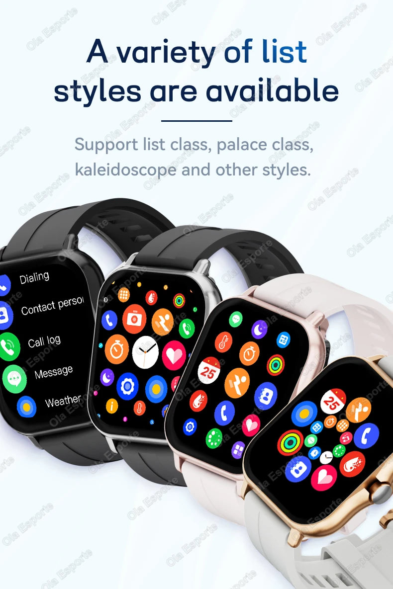 1.83" Waterproof Smartwatch – Call, Sleep & Fitness Tracker