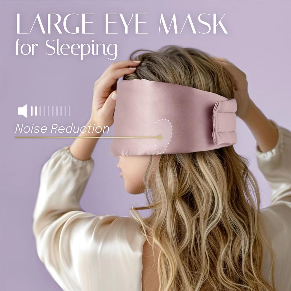 100% Mulberry Silk Sleep Mask – Soft Light-Blocking Eyepatch