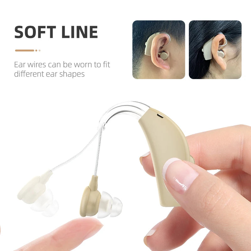 BTE Rechargeable Hearing Aid for Severe Hearing Loss