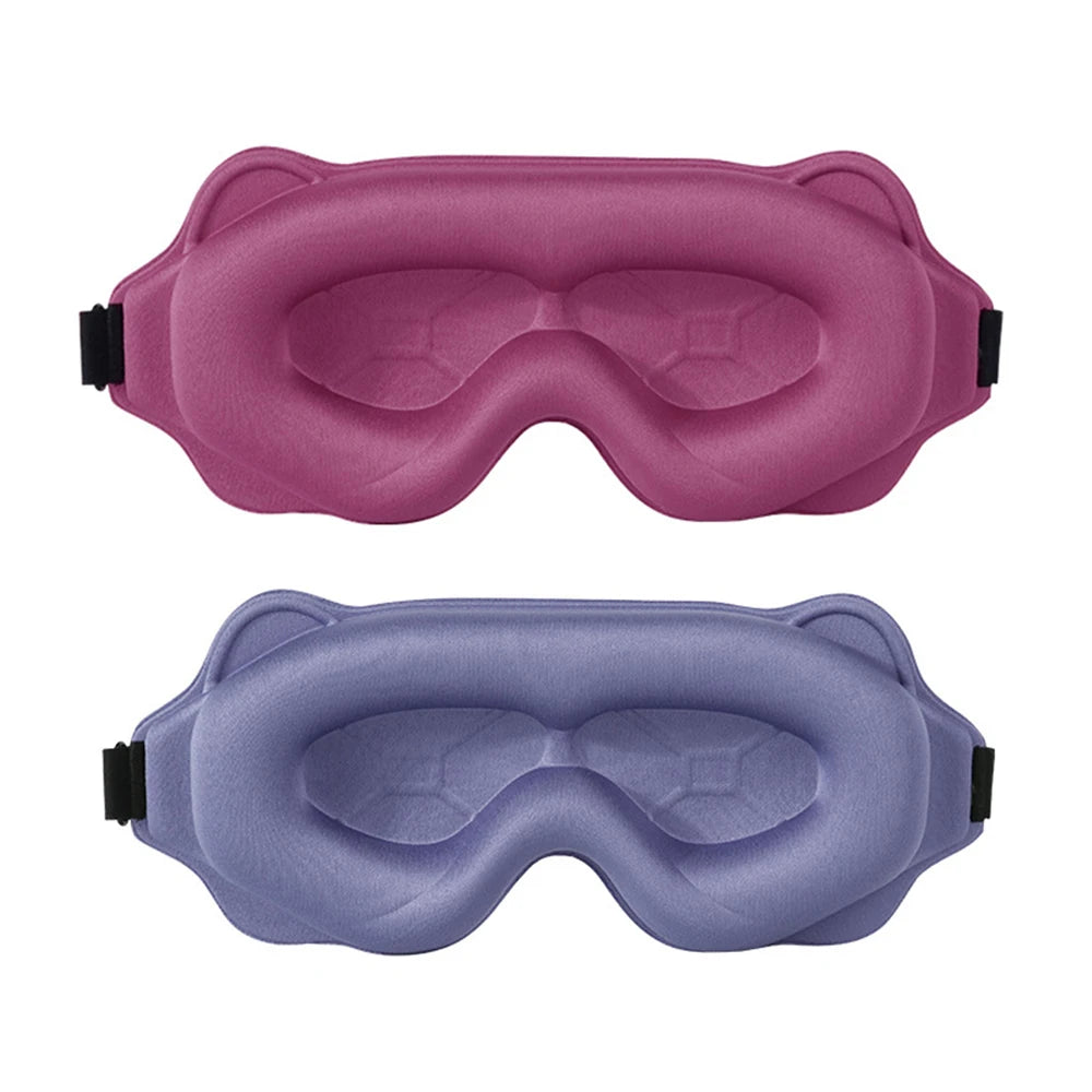 3D Contoured Sleep Mask – Light-Blocking Eye Mask