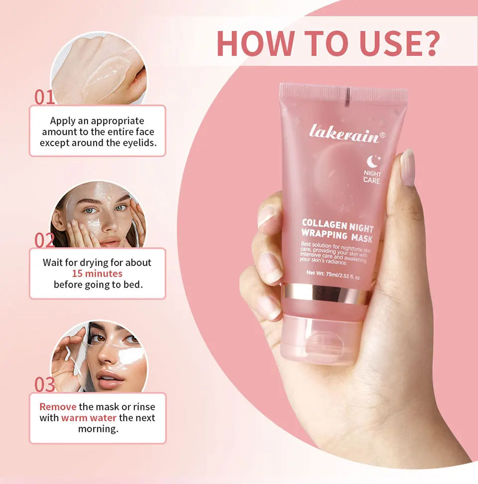 Collagen Face Mask & Jelly Cream Set – Firming & Hydrating Skincare