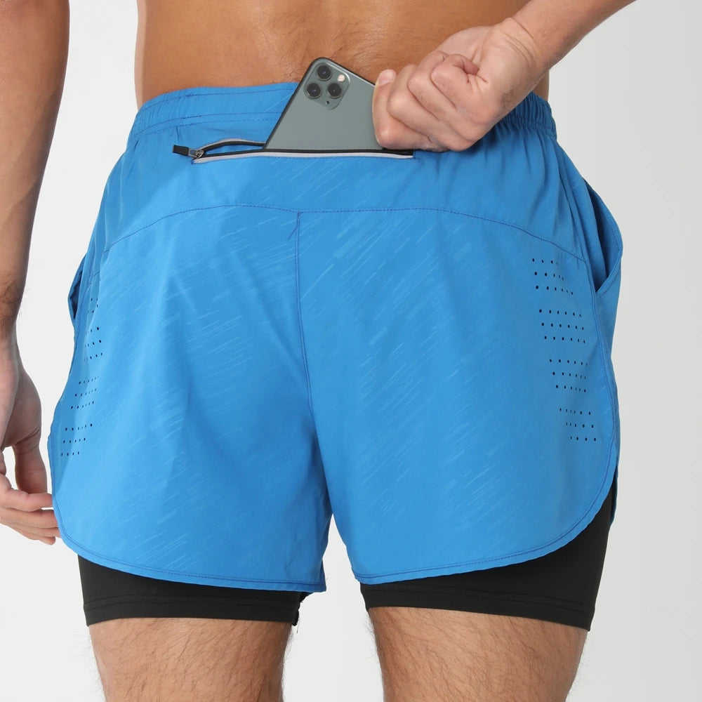 2025 Men’s 2-in-1 Running Shorts