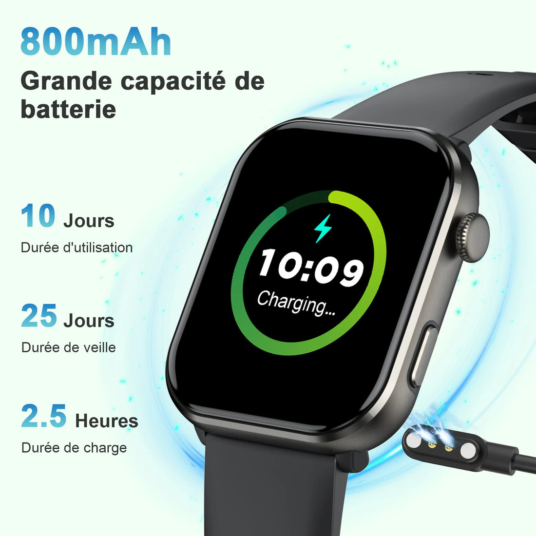 Blackview R60 Smartwatch – 1.96" AMOLED, Bluetooth Call, Health Tracker