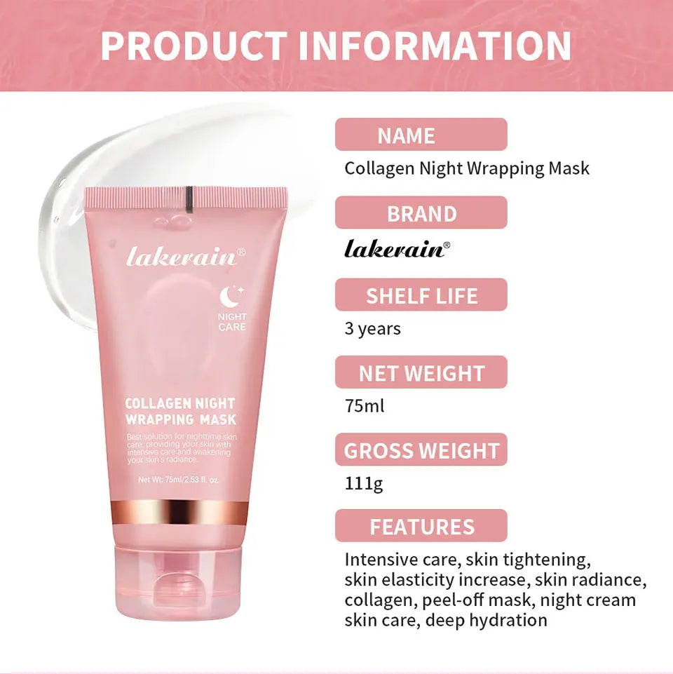 Collagen Face Mask & Jelly Cream Set – Firming & Hydrating Skincare